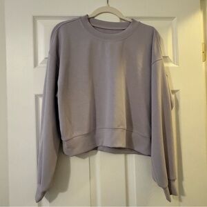 Lululemon PERFECTLY OVERSIZED CROPPED CREW *SOFTSTREME